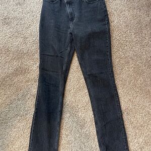 Abercrombie & Fitch Women's Black Slim Straight Leg Jeans